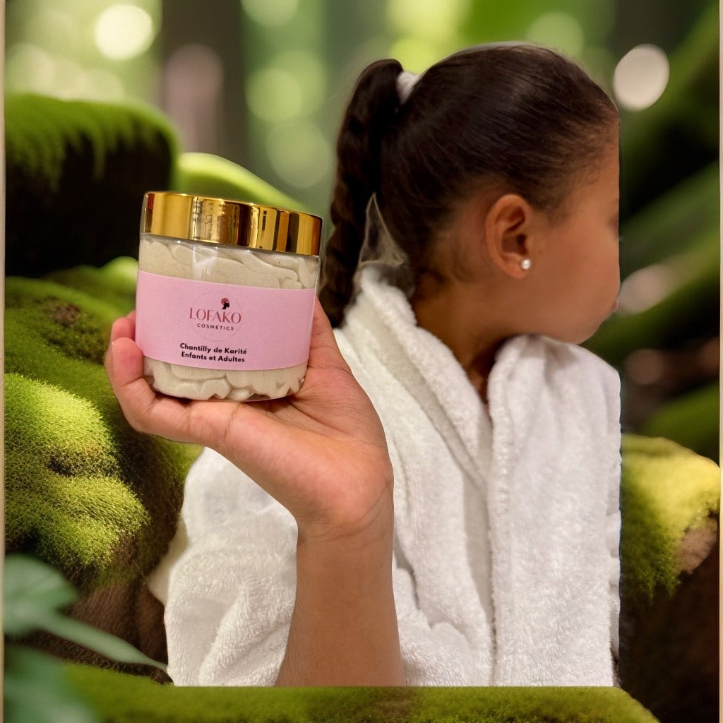 Chantilly de Karité – Visage, Cheveux & Corps Pour enfants et adultes