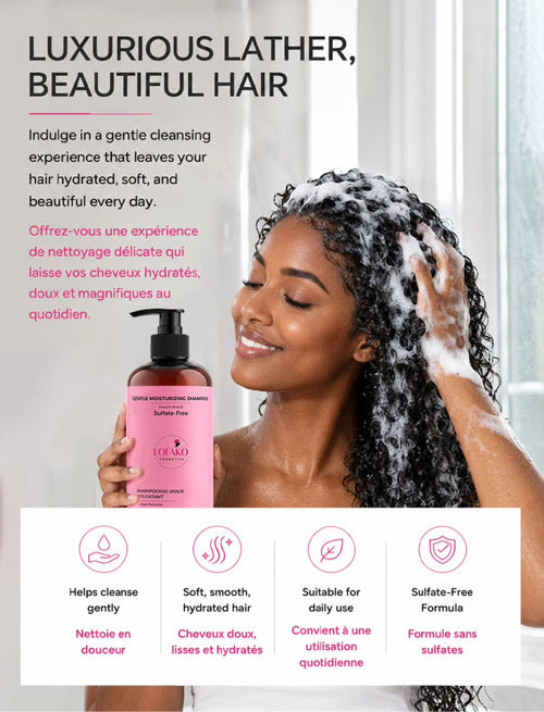 Shampoing Hydratant Doux Sans Sulfates – LOFAKO COSMETICS
