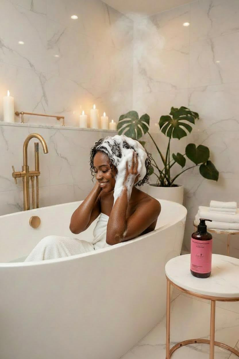 Shampoing Hydratant Doux Sans Sulfates au Karité – 500ml | LOFAKO COSMETICS