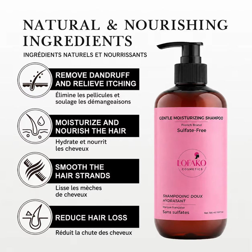 Shampoing Hydratant Doux Sans Sulfates – LOFAKO COSMETICS