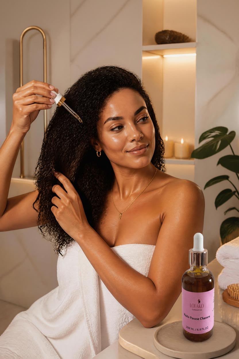 Huile pousse chanvre 50ml— l’alliée naturelle contre l’alopécie et la chute des cheveux