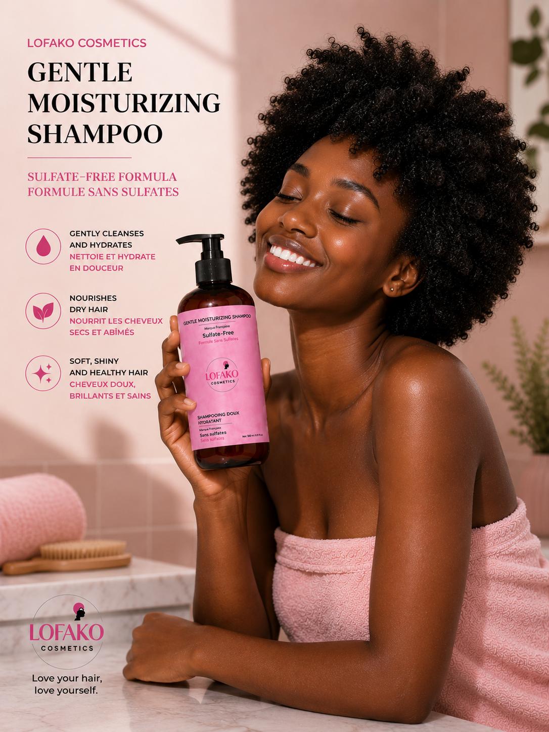 Shampoing Hydratant Doux Sans Sulfates – LOFAKO COSMETICS
