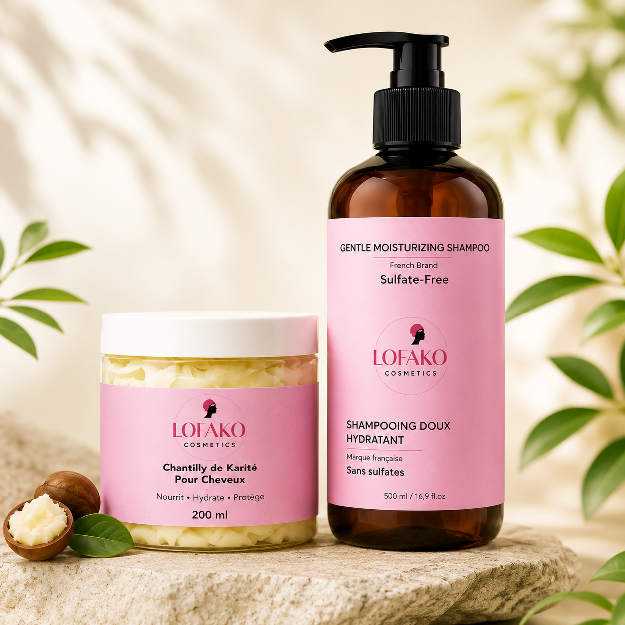 Duo Hydratation & Nutrition Intense

Shampooing Doux Hydratant 500 ml + Chantilly de Karité pour Cheveux 200 ml