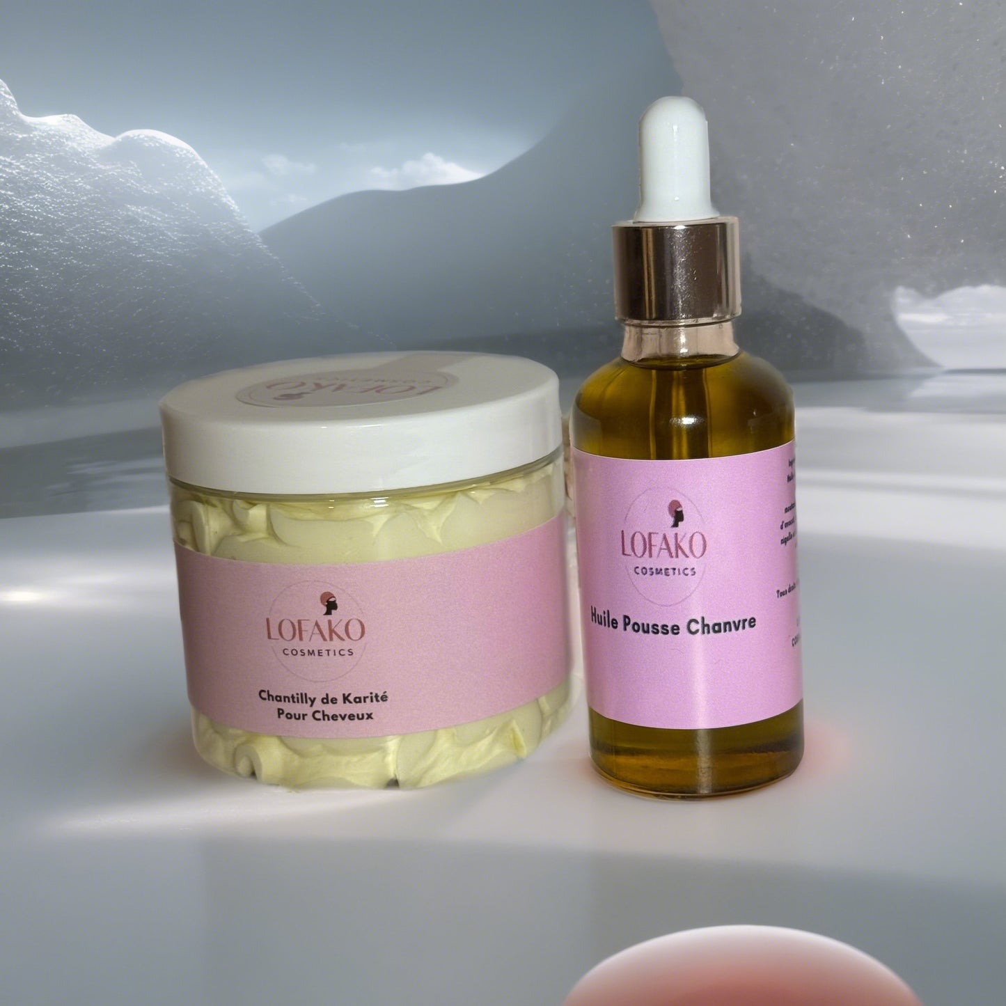 Duo Chantilly Karité 200ml& Huile de Pousse Chanvre 50ml