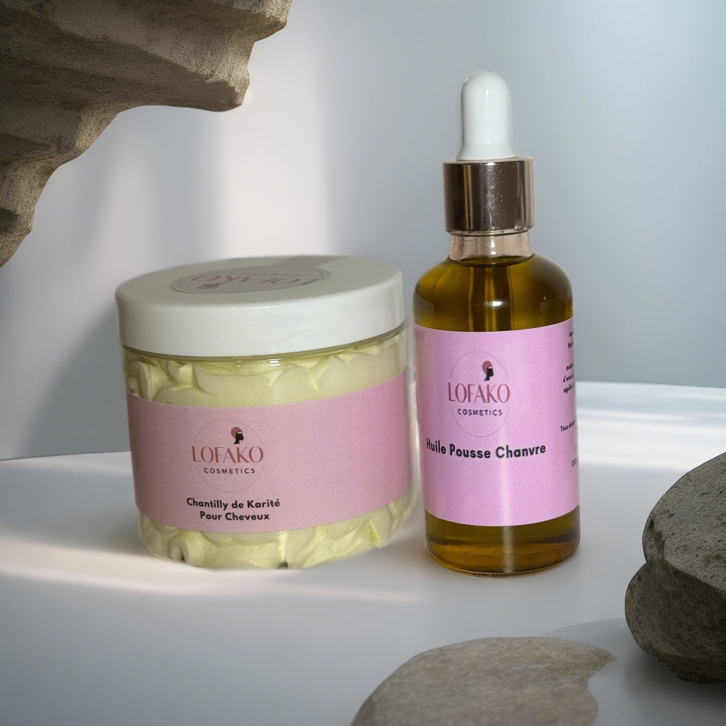 Duo Chantilly Karité 200ml& Huile de Pousse Chanvre 50ml