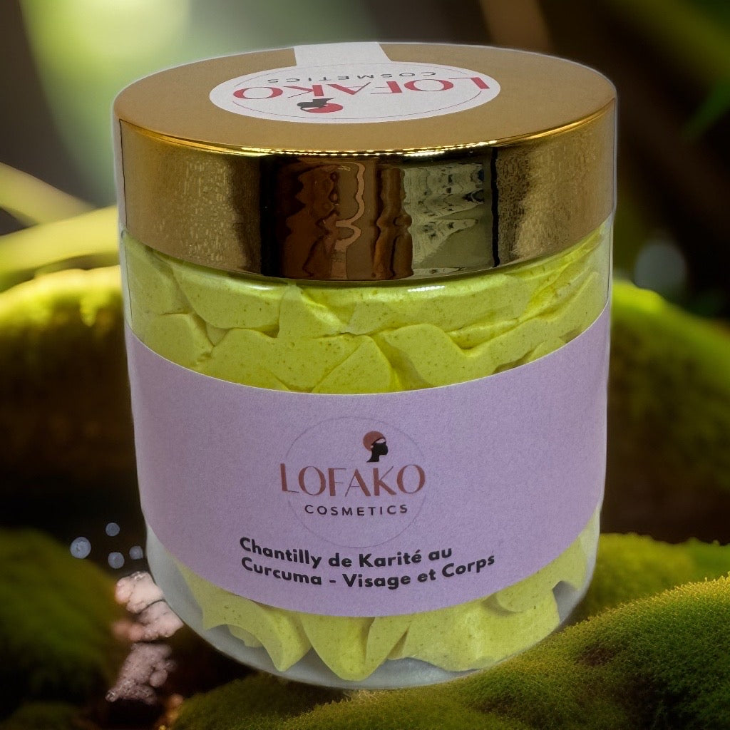 Chantilly de Karité au Curcuma – Visage & Corps – 200 ml