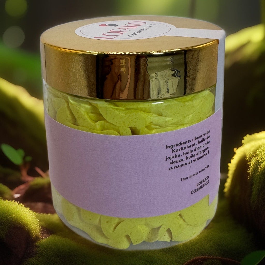 Chantilly de Karité au Curcuma – Visage & Corps – 200 ml